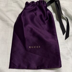 Gucci Rich Purple Satin Bag for glasses